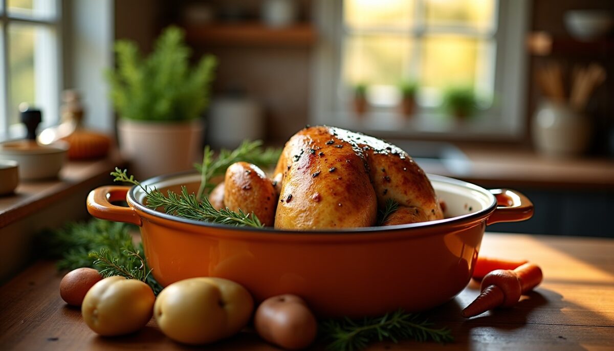 Cuisse de dinde tendre en cocotte : une recette gourmande, simple et rapide à réaliser