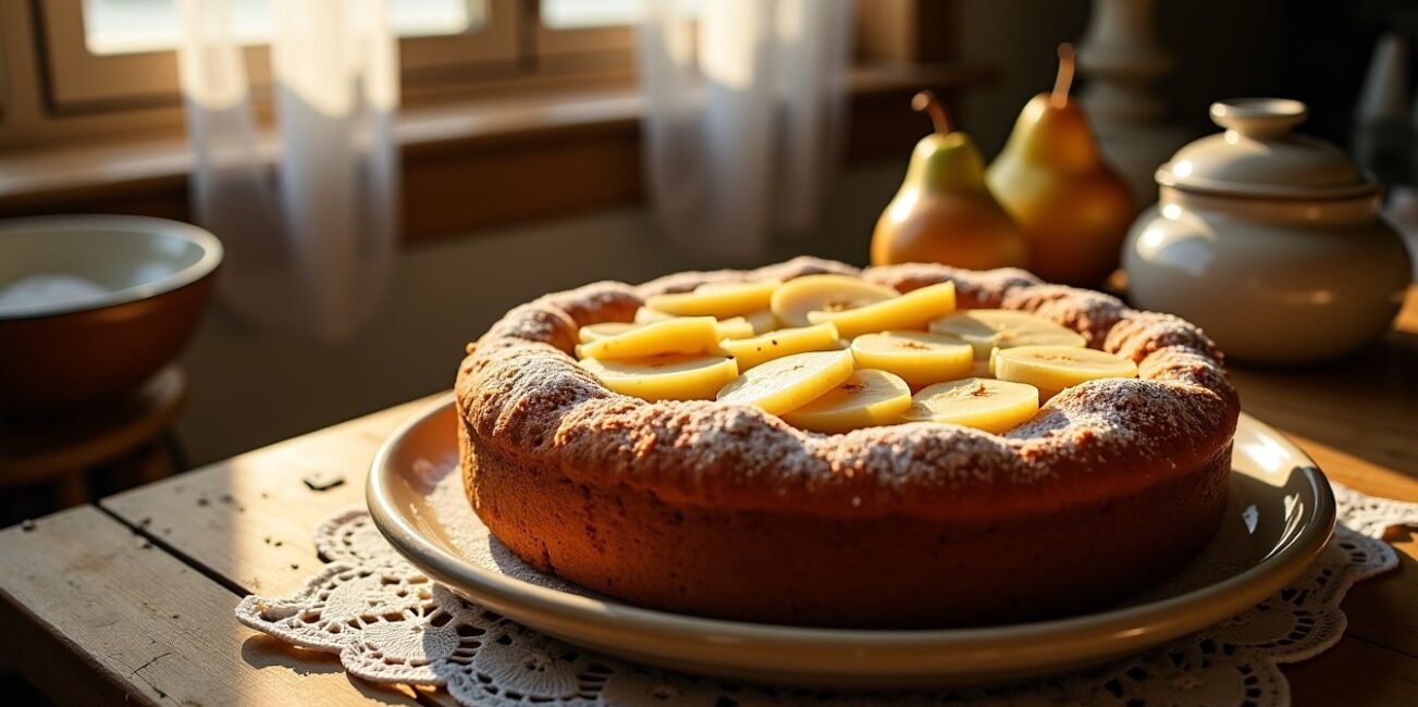 Délicieux gâteau poire façon grand-mère : une recette maison simple à réaliser