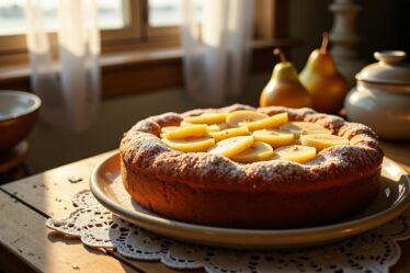 Délicieux gâteau poire façon grand-mère : une recette maison simple à réaliser
