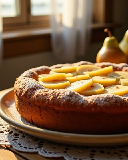 Délicieux gâteau poire façon grand-mère : une recette maison simple à réaliser