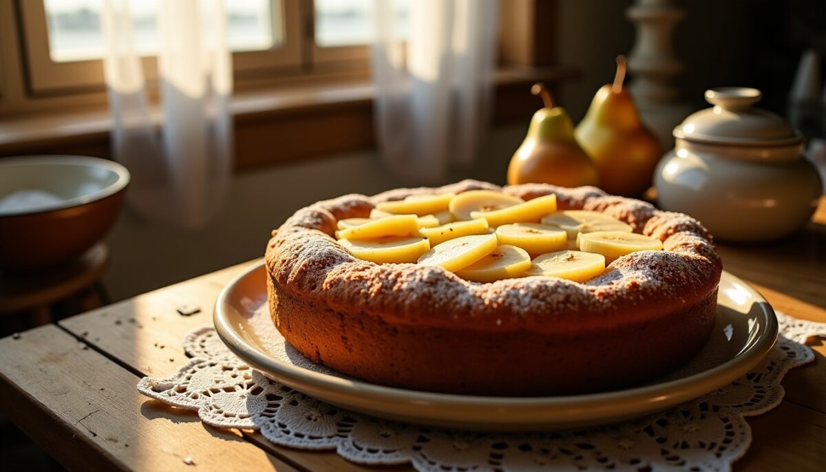Délicieux gâteau poire façon grand-mère : une recette maison simple à réaliser