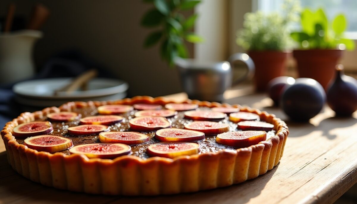 La tarte aux figues de grand-mère : une recette authentique et simple à réaliser