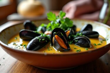 Délicieuses moules à la crème au vin blanc : une recette simple et express