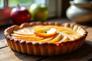 Délicieuse tarte normande aux pommes : recette simple et pleine de saveurs