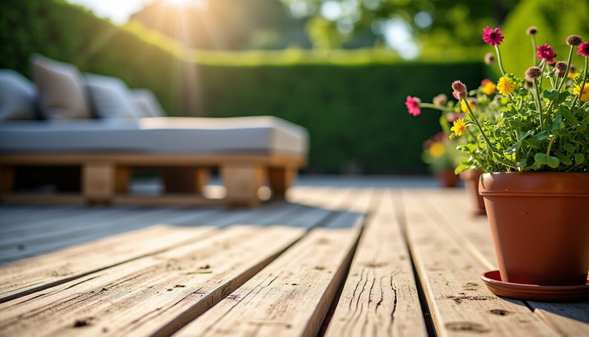 Optimiser la longévité de votre terrasse en palettes : astuces et guide d'entretien