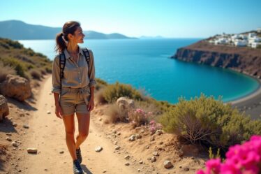 Kamari à Thira Santorin : explorations entre plages paradisiaques, sentiers de randonnée et vestiges antiques