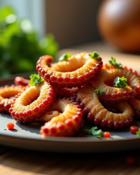 Poulpe croustillant à la poêle : une recette simple et gourmande