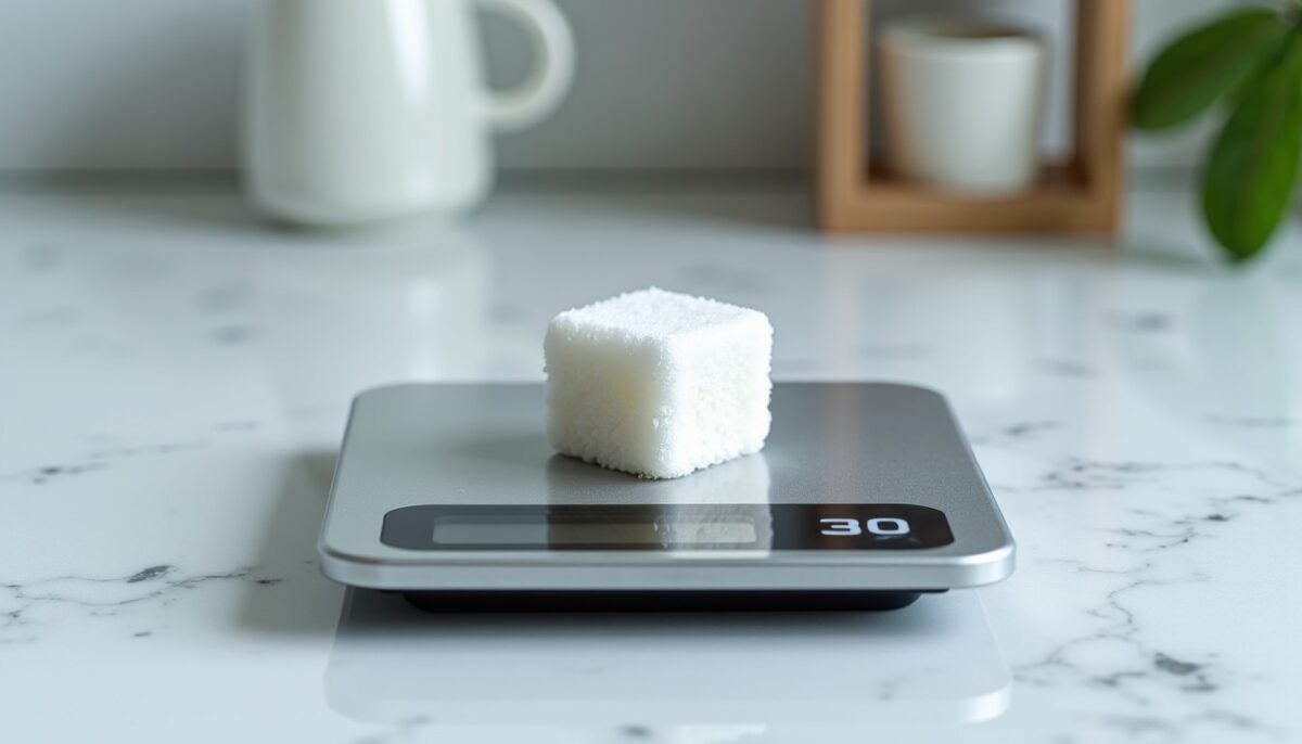 Quel est le poids exact d'un morceau de sucre standard en grammes ?