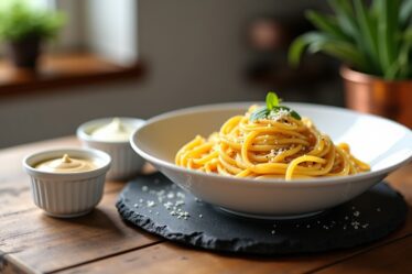 Recette facile de pâtes carbonara : choisir entre crème fraîche liquide ou épaisse
