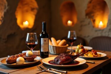 Découvrez les délices culinaires au cœur d'un restaurant troglodyte unique à Saumur