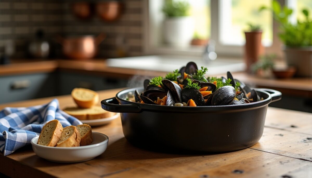 Moules marinières à l'ancienne : la recette traditionnelle simple et savoureuse de grand-mère