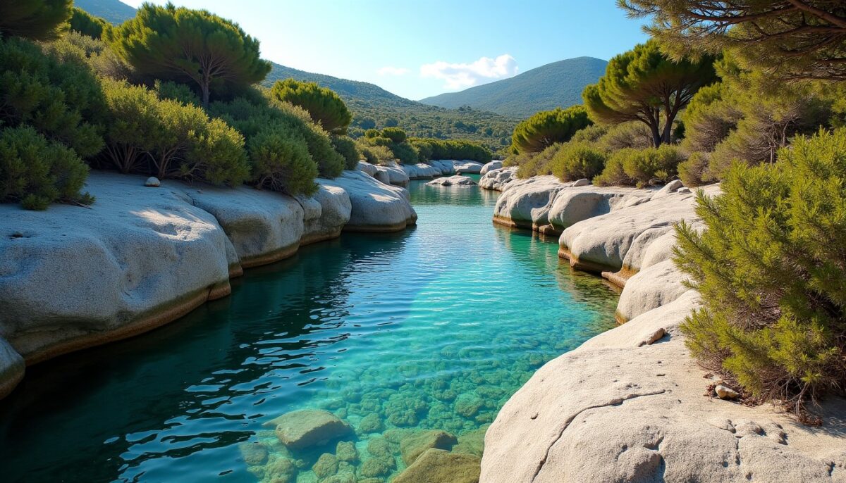 Les piscines naturelles de Zoza en Corse : un havre de baignade accessible au cœur de la nature