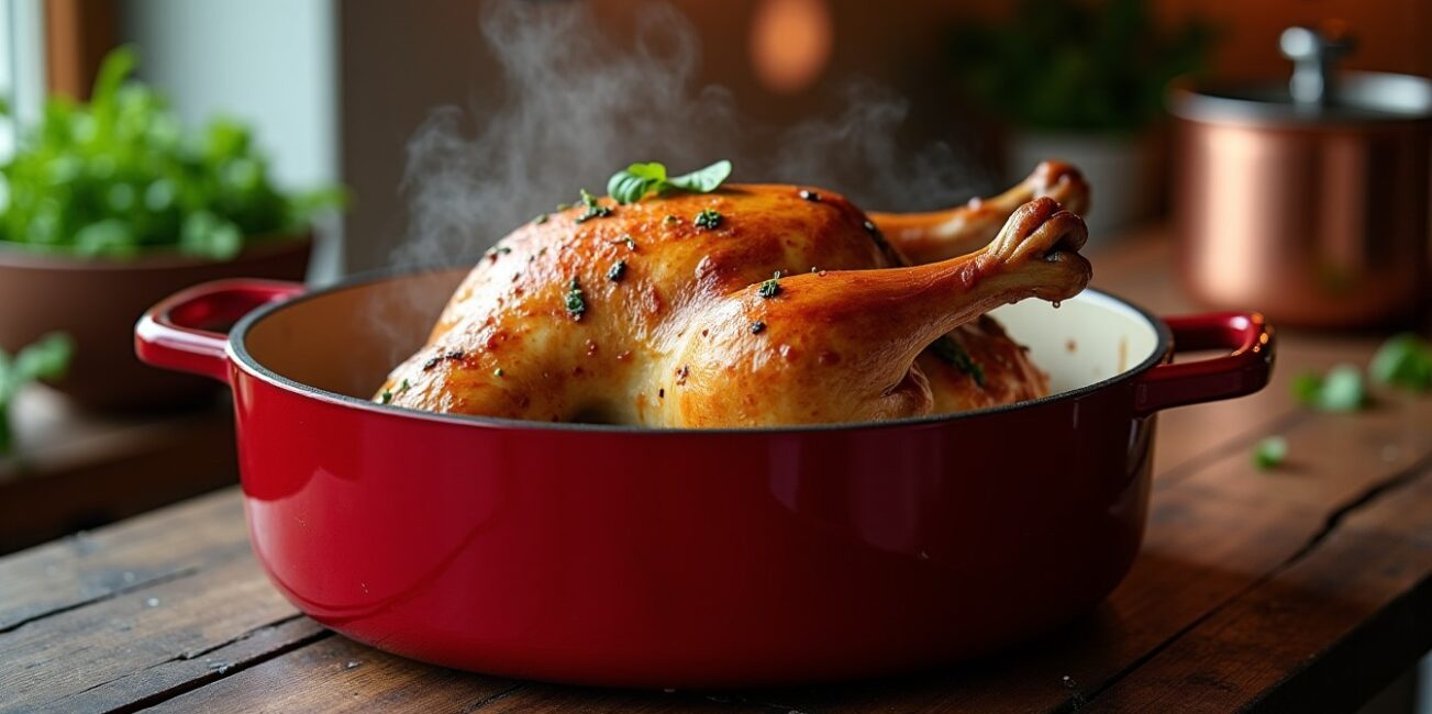 Guide complet : Comment cuire une pintade de 1,5 kg en cocotte à la perfection