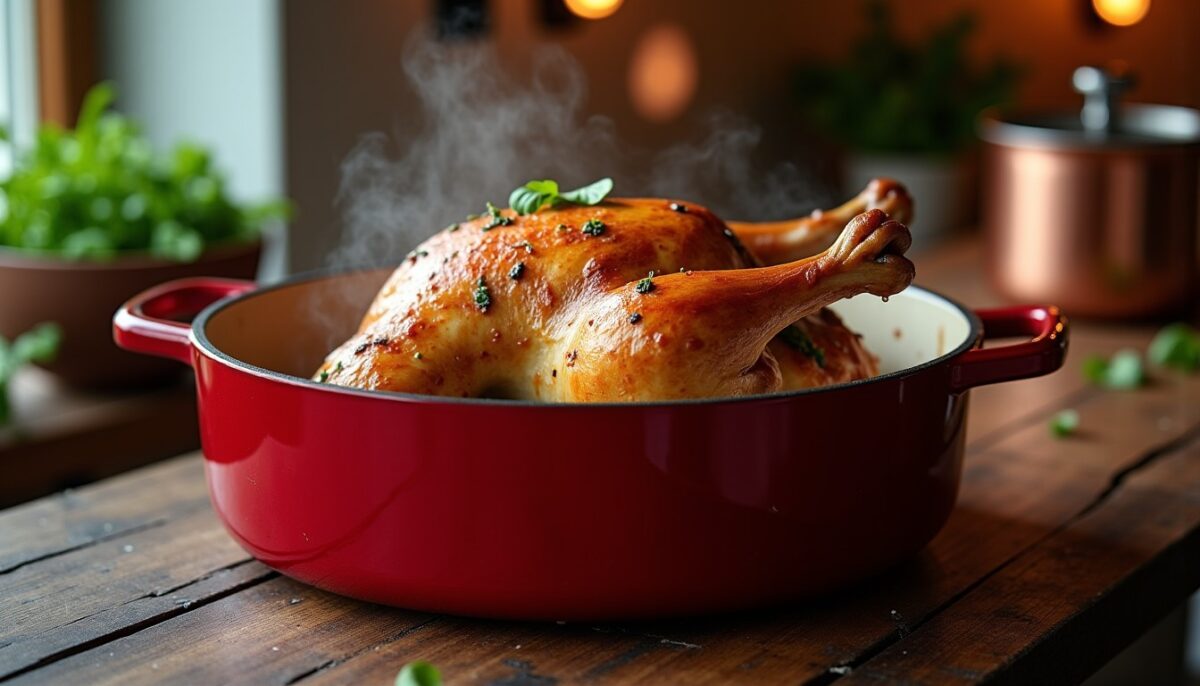 Guide complet : Comment cuire une pintade de 1,5 kg en cocotte à la perfection
